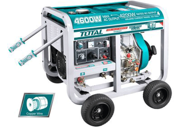 Дизель-генератор (стартер) и сварочный аппарат 4600 Вт / 50-180А (TP446001)