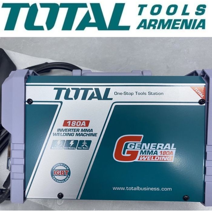 Եռակցման սարք MMA ինվերտորային 180 Ա TOTAL TW218028 34302